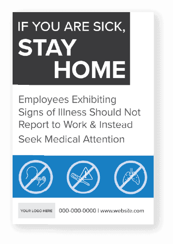 RSA Stay Home Sign