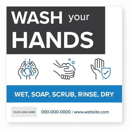 RSA Wash Your Hands Sign 2